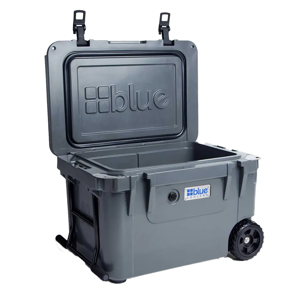 Blue Coolers 10 Day 60qt Ice Vault with Wheels-Blue Coolers-Diamondback Branding