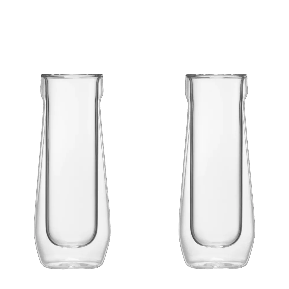 Corkcicle 7 oz Glass Flute Set of 2