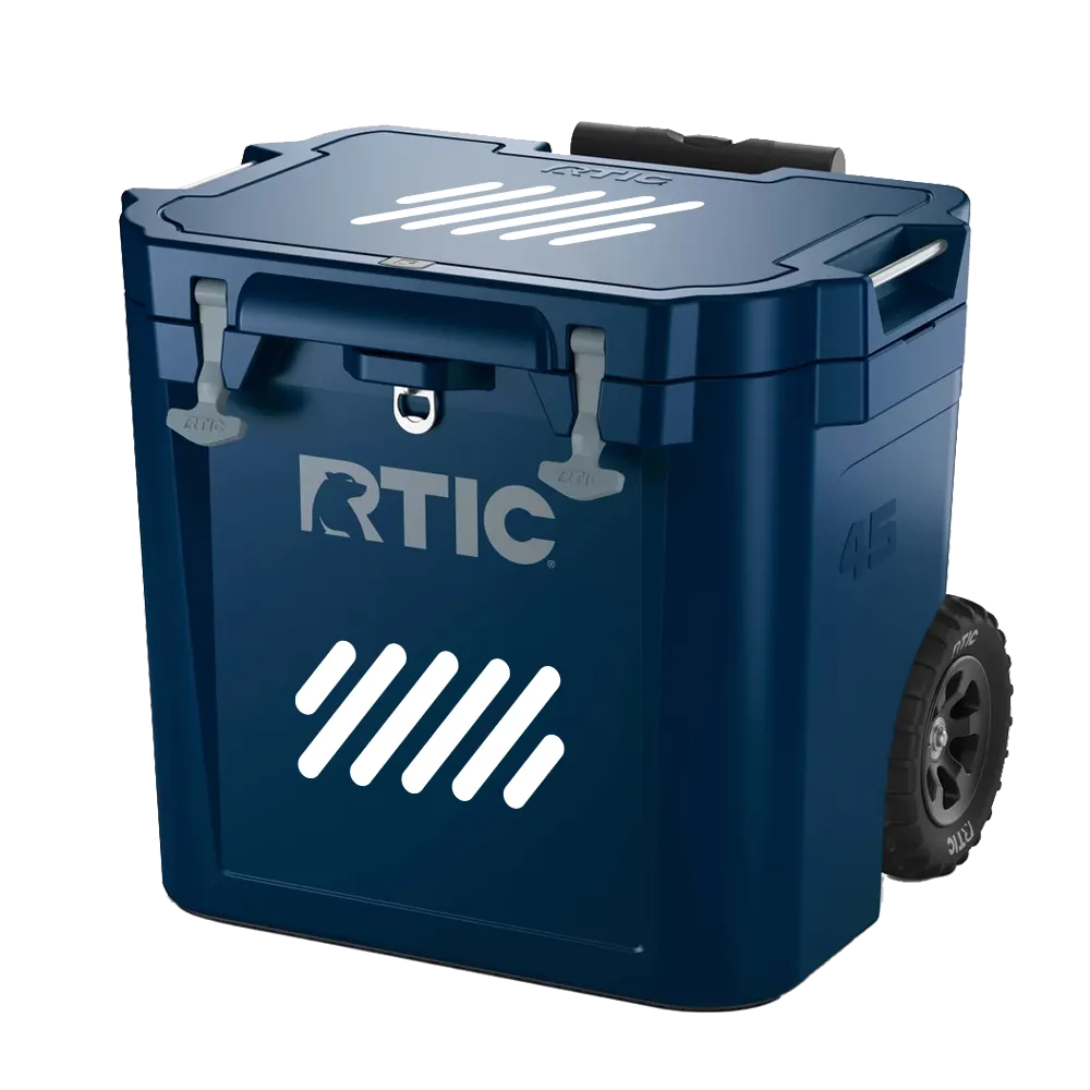 RTIC 45 QT Wheeled Ultra Tough Cooler – Diamondback Branding