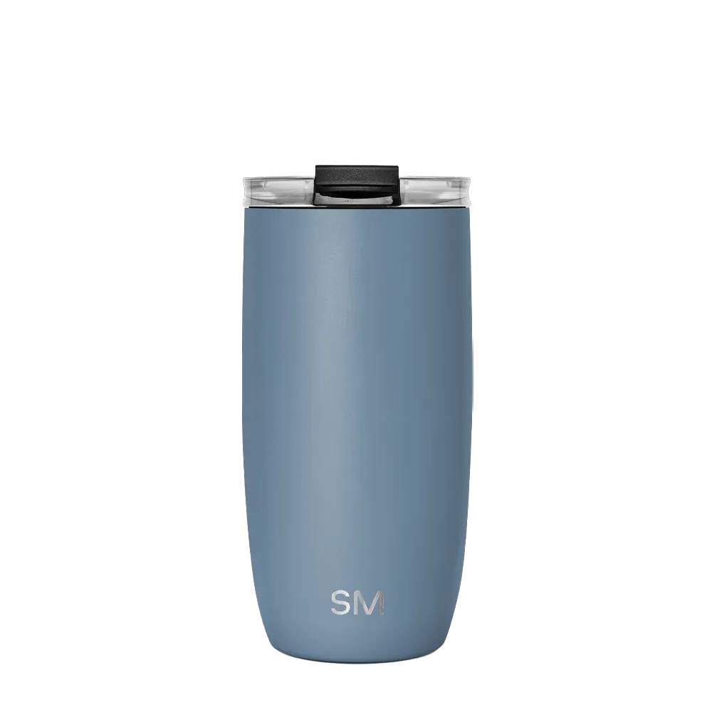 Simple Modern 16 oz Voyager Tumbler with Clear Flip Lid and Straw