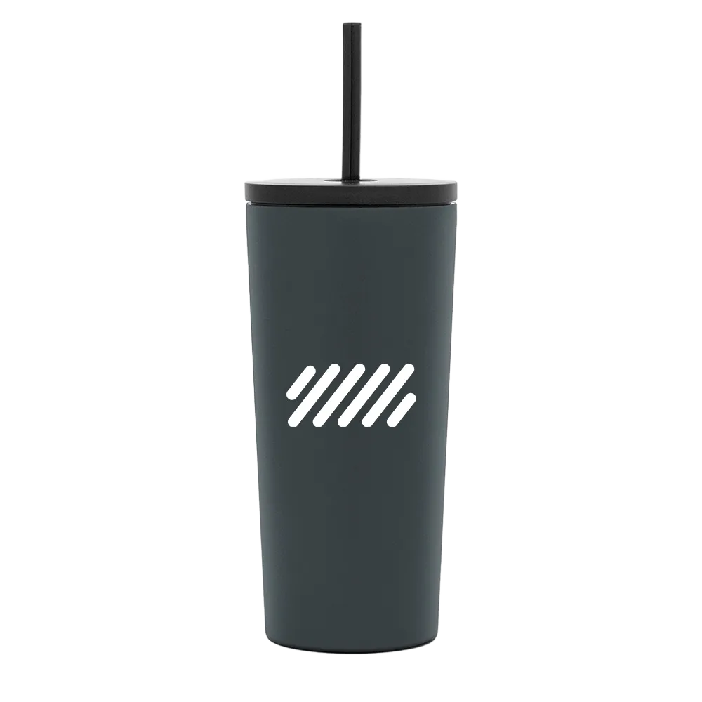 Simple Modern 24oz Insulated Stainless Steel Classic Tumbler with Straw  Black