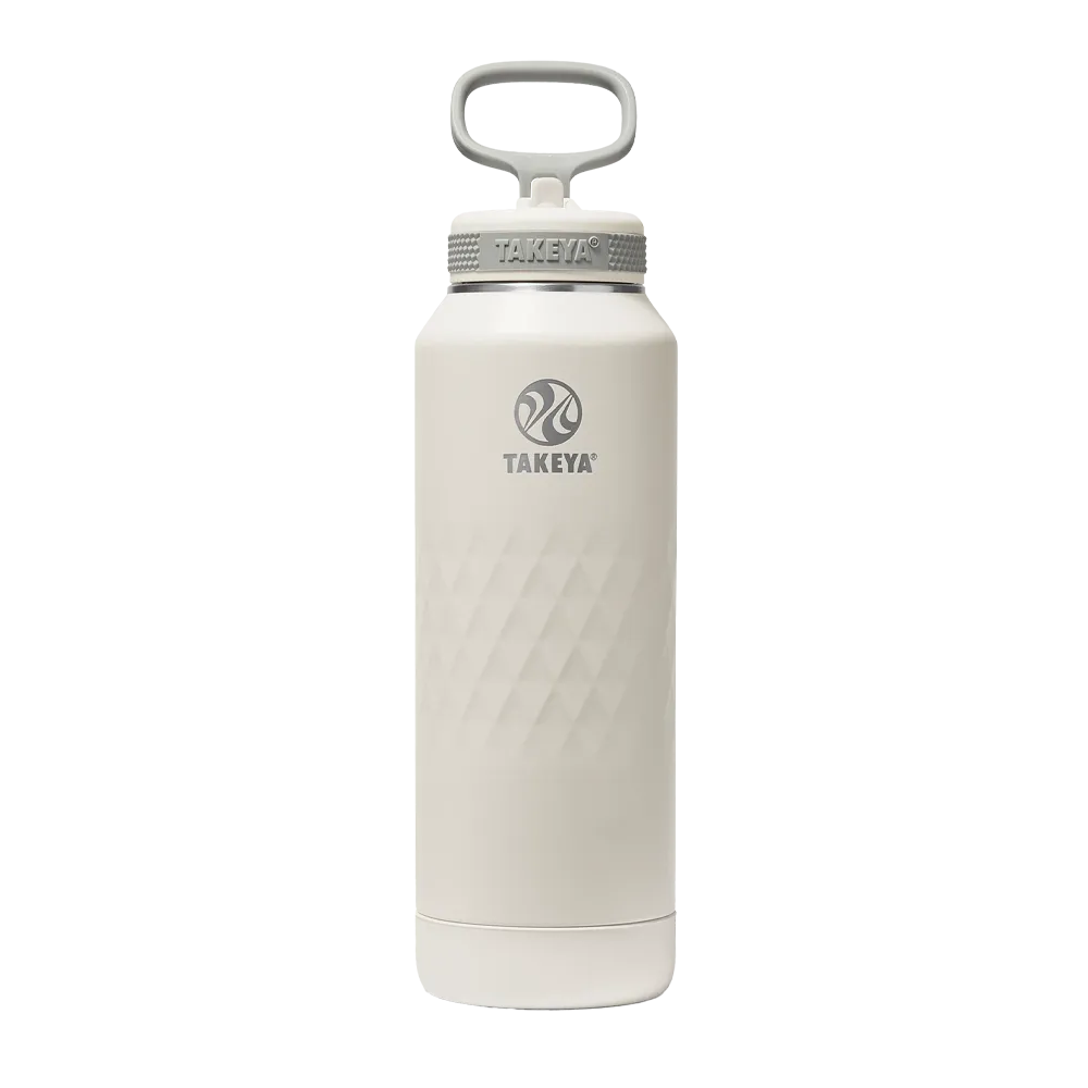 Takeya 40 oz Sport Water Bottle with Straw Lid
