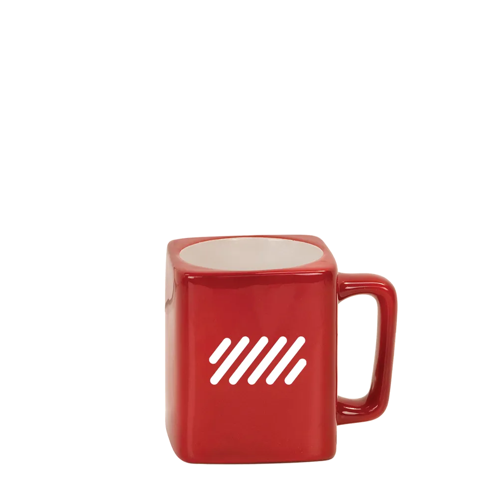 Ceramic Square Mug 8oz