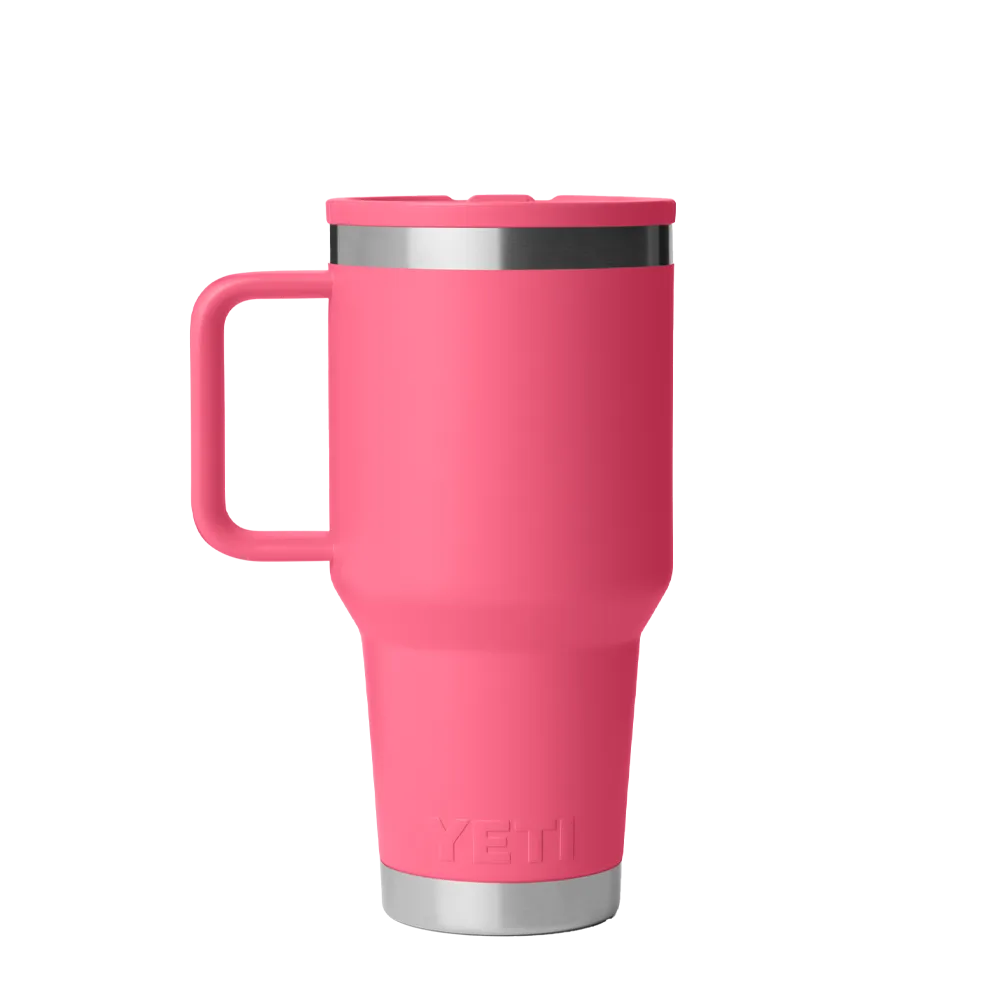 YETI 30 oz Rambler Travel Mug with Color Match Straw Lid