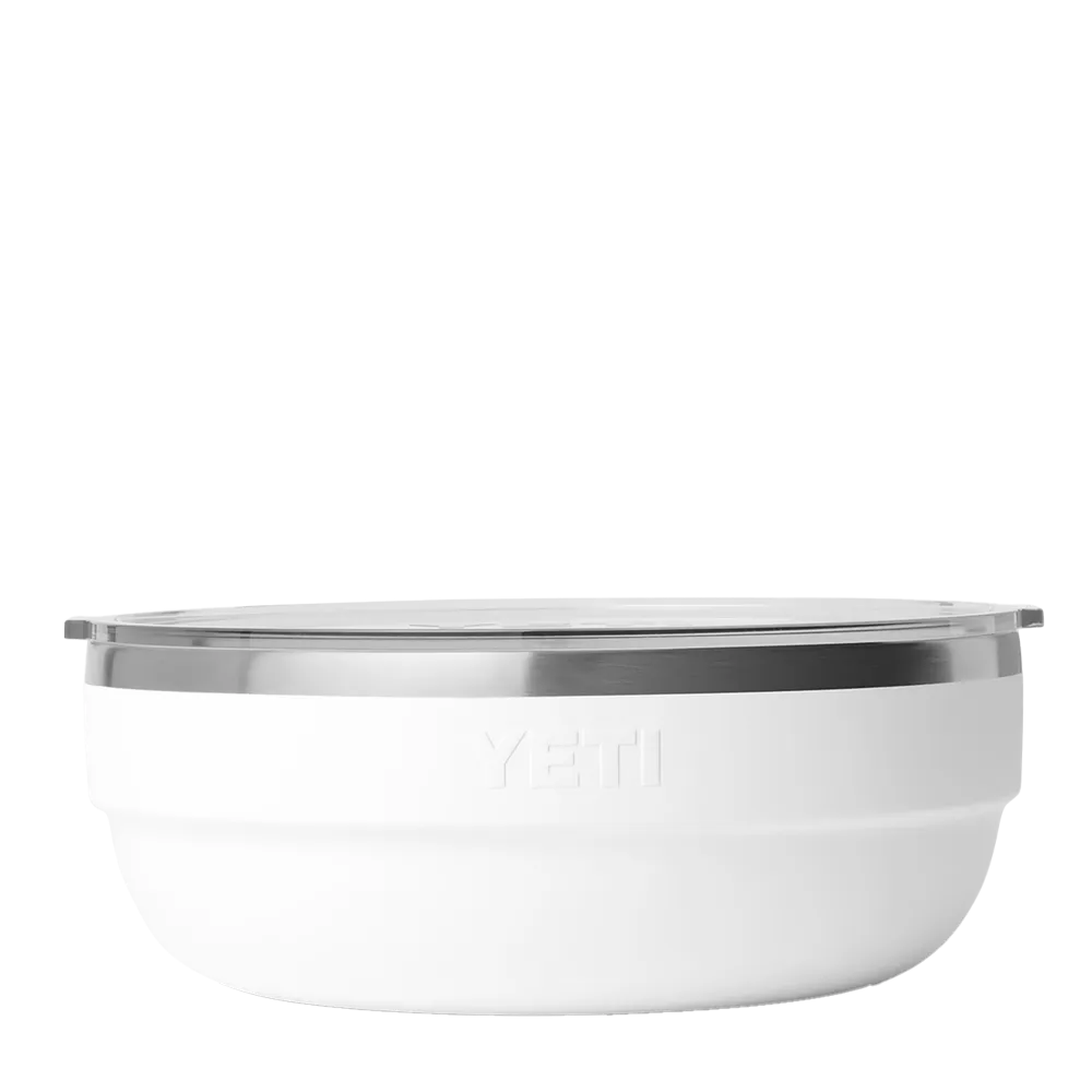 Yeti 3.6 qt Rambler Insulated Low Bowl in white