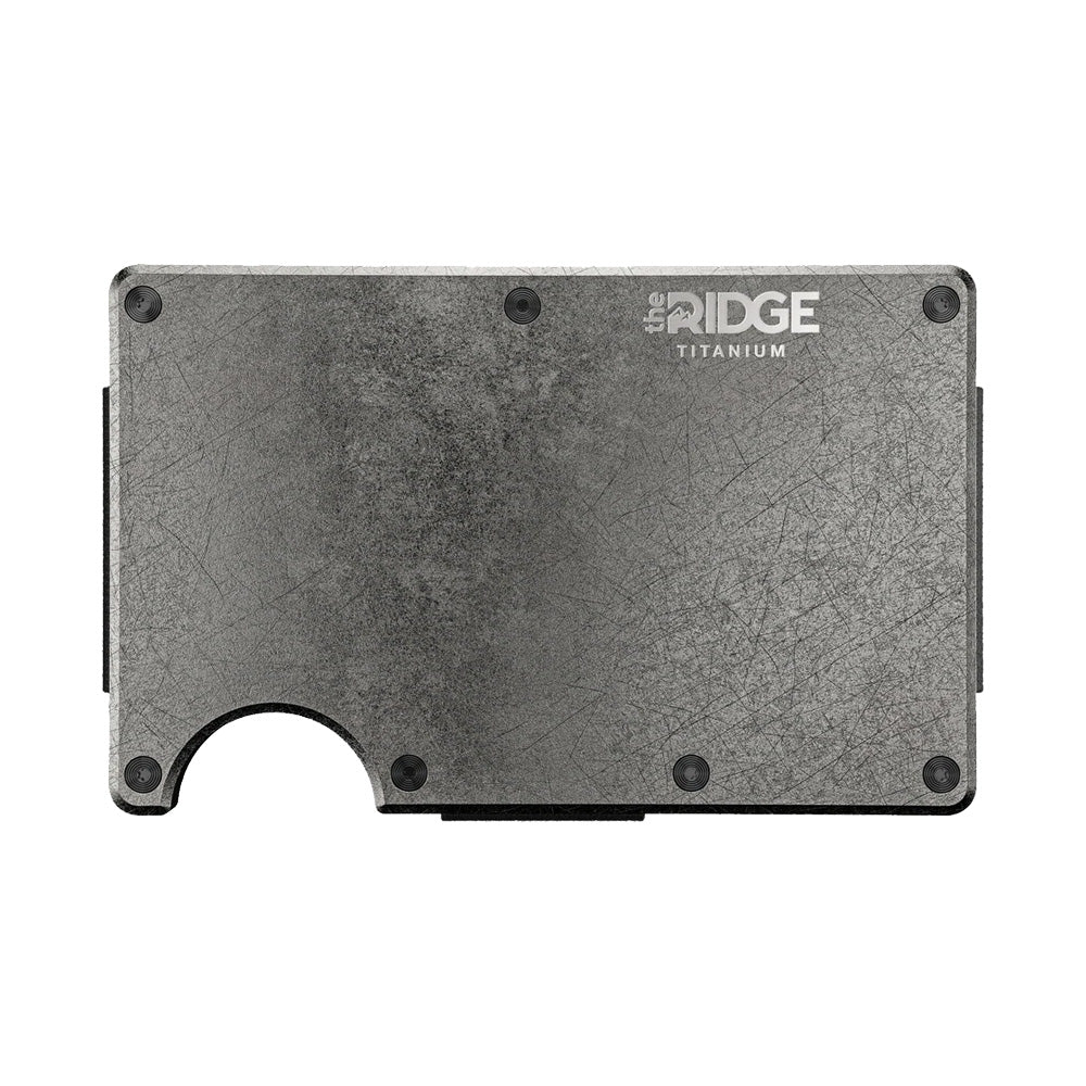 Ridge Wallet Titanium w/ Money Clip-The Ridge-Diamondback Branding