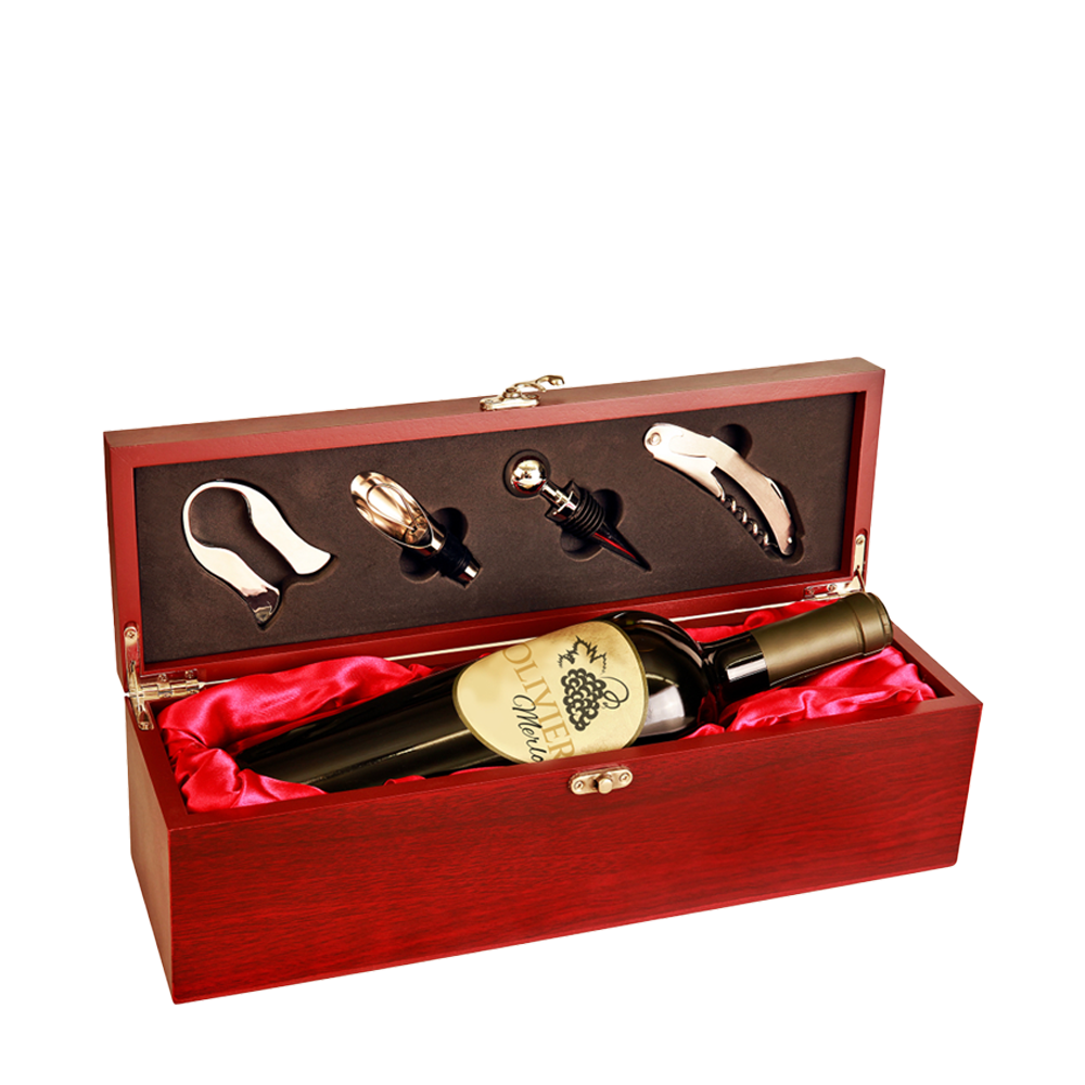 Wine Box with Tools-Diamondback Branding-Diamondback Branding