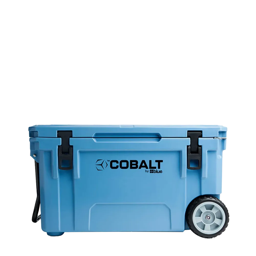 Blue Coolers 5 Day 55qt Cobalt Cooler with Wheels-Blue Coolers-Diamondback Branding