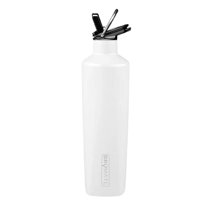 Br Mate ReHydration - 100% Leakproof 25oz Insulated Water Bottle with Straw  - Stainless Steel Water Canteen (Dark Aura) 25 oz 25oz Dark Aura