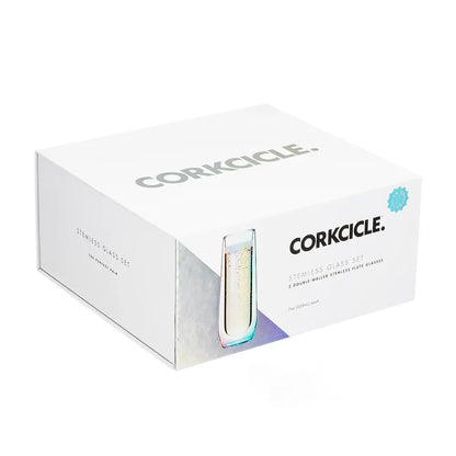 Corkcicle 7 oz Glass Flute Set of 2