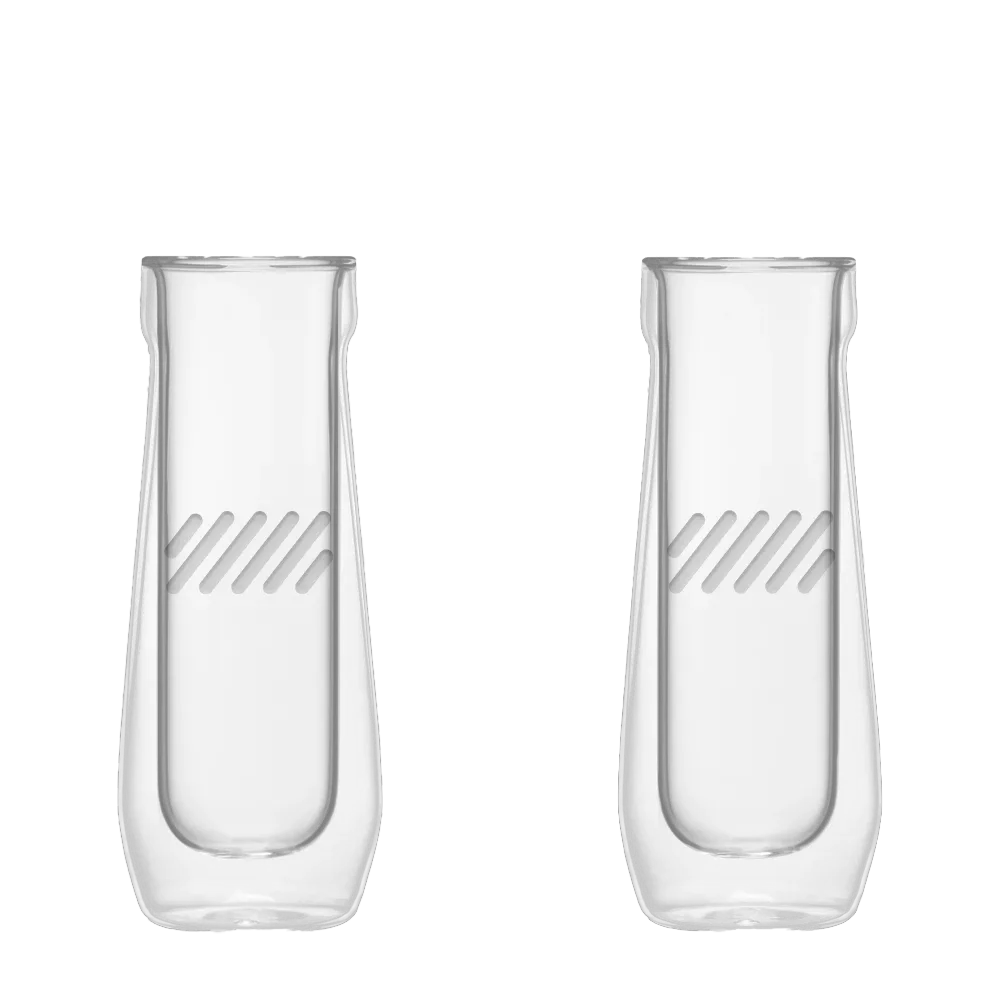 Corkcicle 7 oz Glass Flute Set of 2
