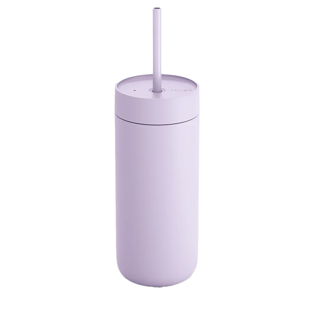 16 oz Light Pink Matte Tumbler w/ Screw In Lid