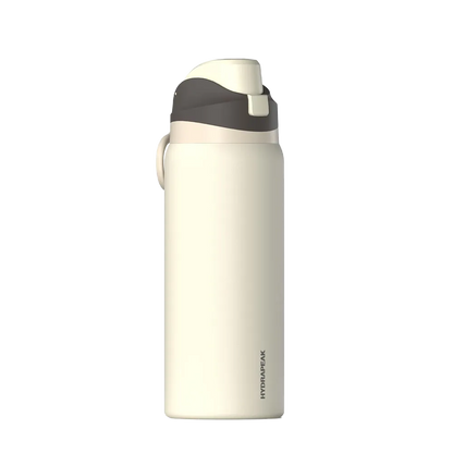 Hydrapeak 32 oz Oasis Water Bottle in Ivory
