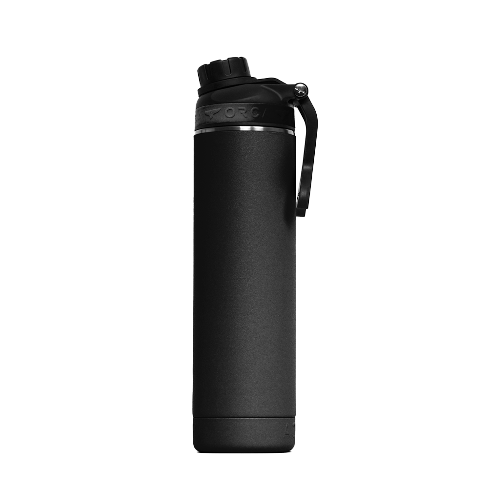 Orca 22 oz Hydra Bottle Powdercoated - Black