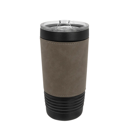 Polar Camel 20 oz. Leatherette Tumbler w/ Slider Lid