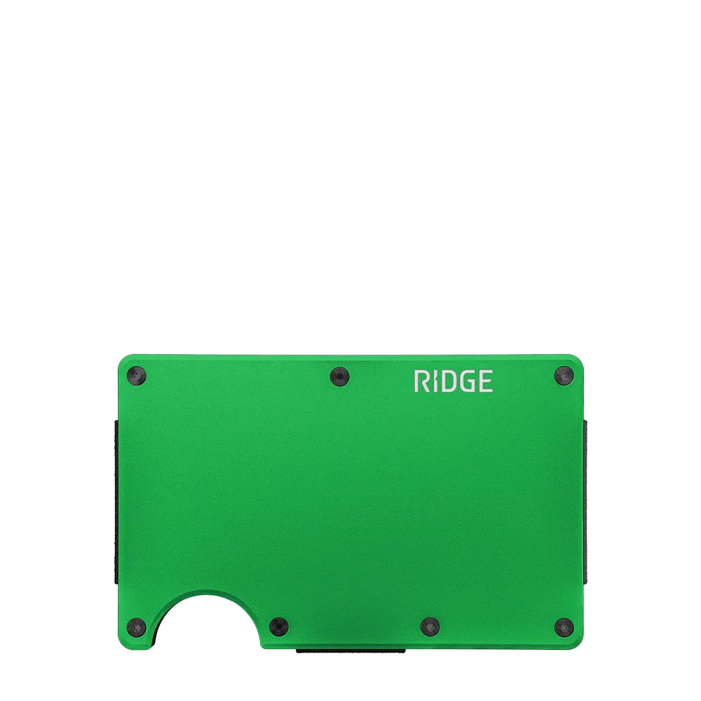 Ridge Wallet Aluminum w/ Cash Strap