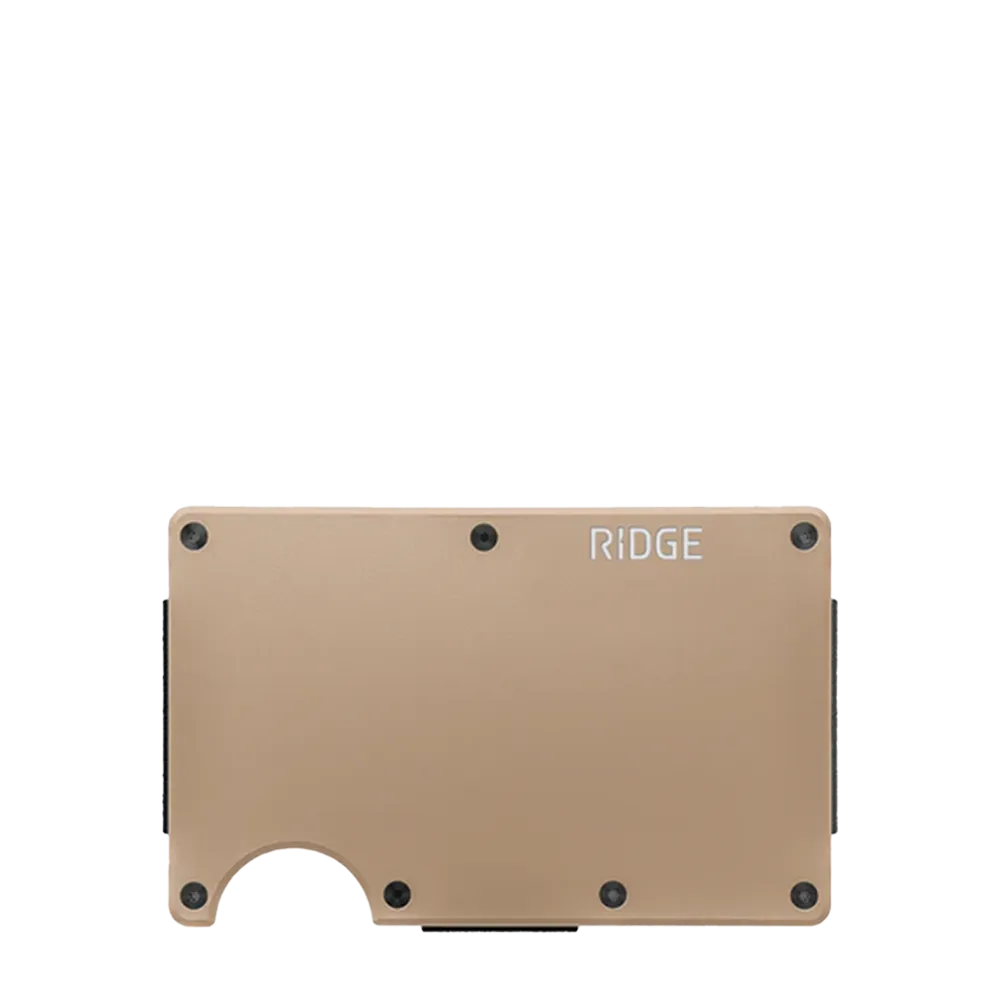 Ridge Wallet Aluminum w/ Money Clip