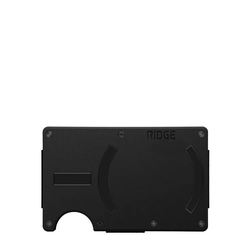 Ridge MagSafe Compatible Wallet in Matte Black