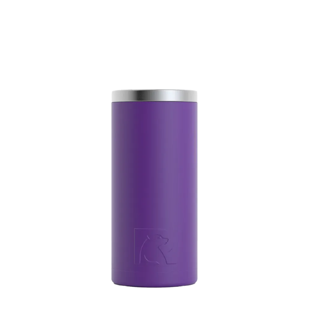 Personalized RTIC Skinny Insulated Can Holder - 12 oz - Chalk White