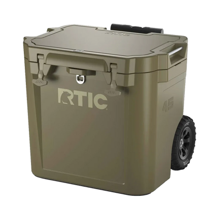 RTIC 45 QT Wheeled Ultra Tough Cooler – Diamondback Branding