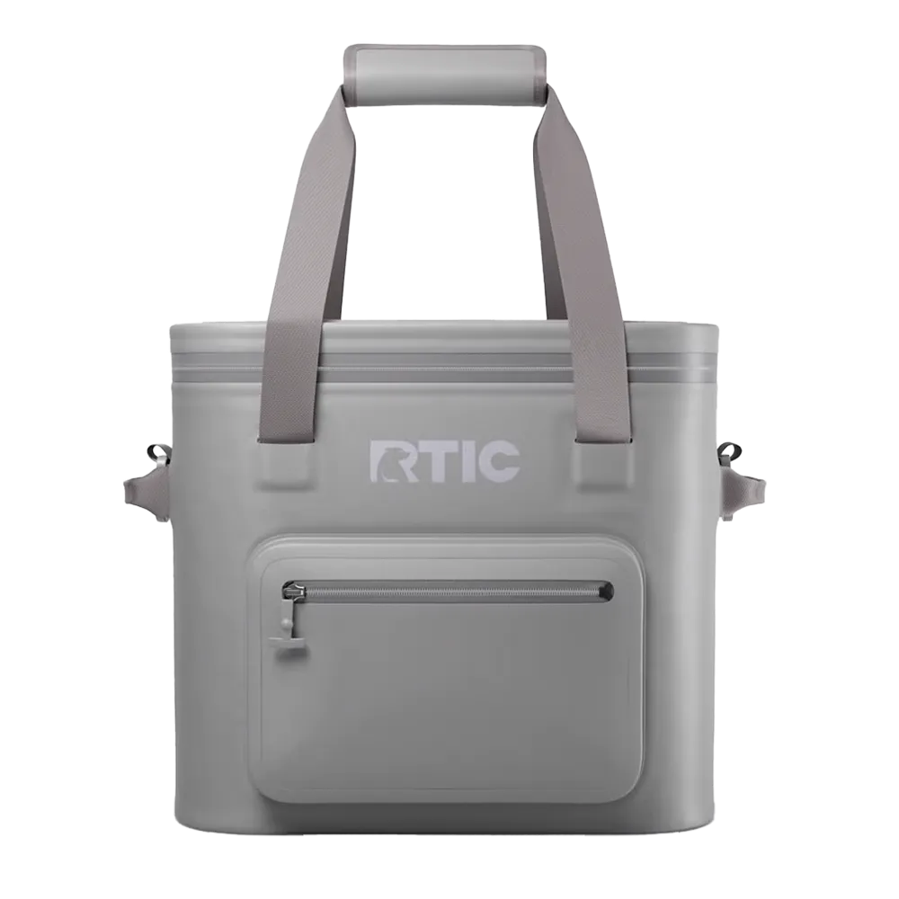 yeti cooler bag 20 vs 30 Hopper in Fog Gray and Tahoe Blue by density EVA foam Best Soft Coolers of 2026