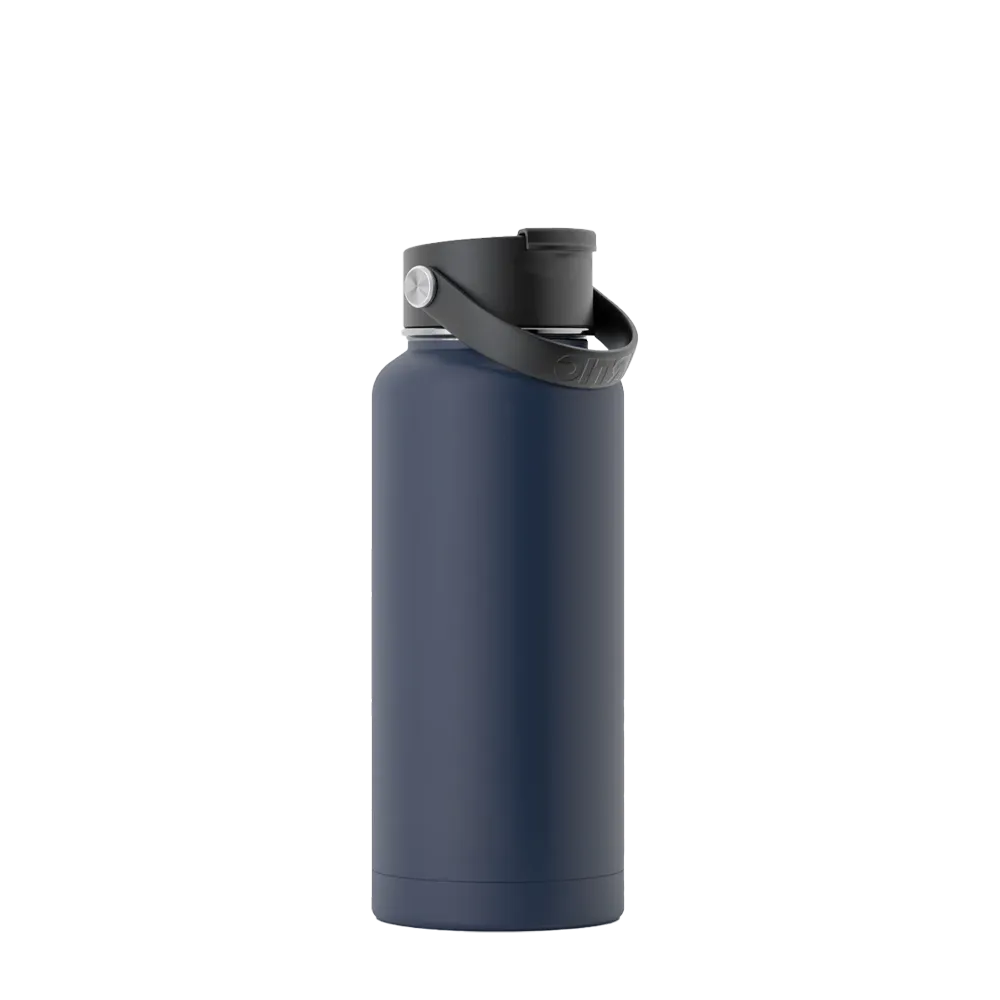 RTIC 32oz Bottle, Navy, Matte, Stainless Steel & Vacuum Insulated