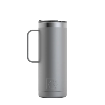 RTIC 20 oz Coffee Travel Mug with Lid and Handle, Stainless Steel  Vacuum-Insulated, Hot and