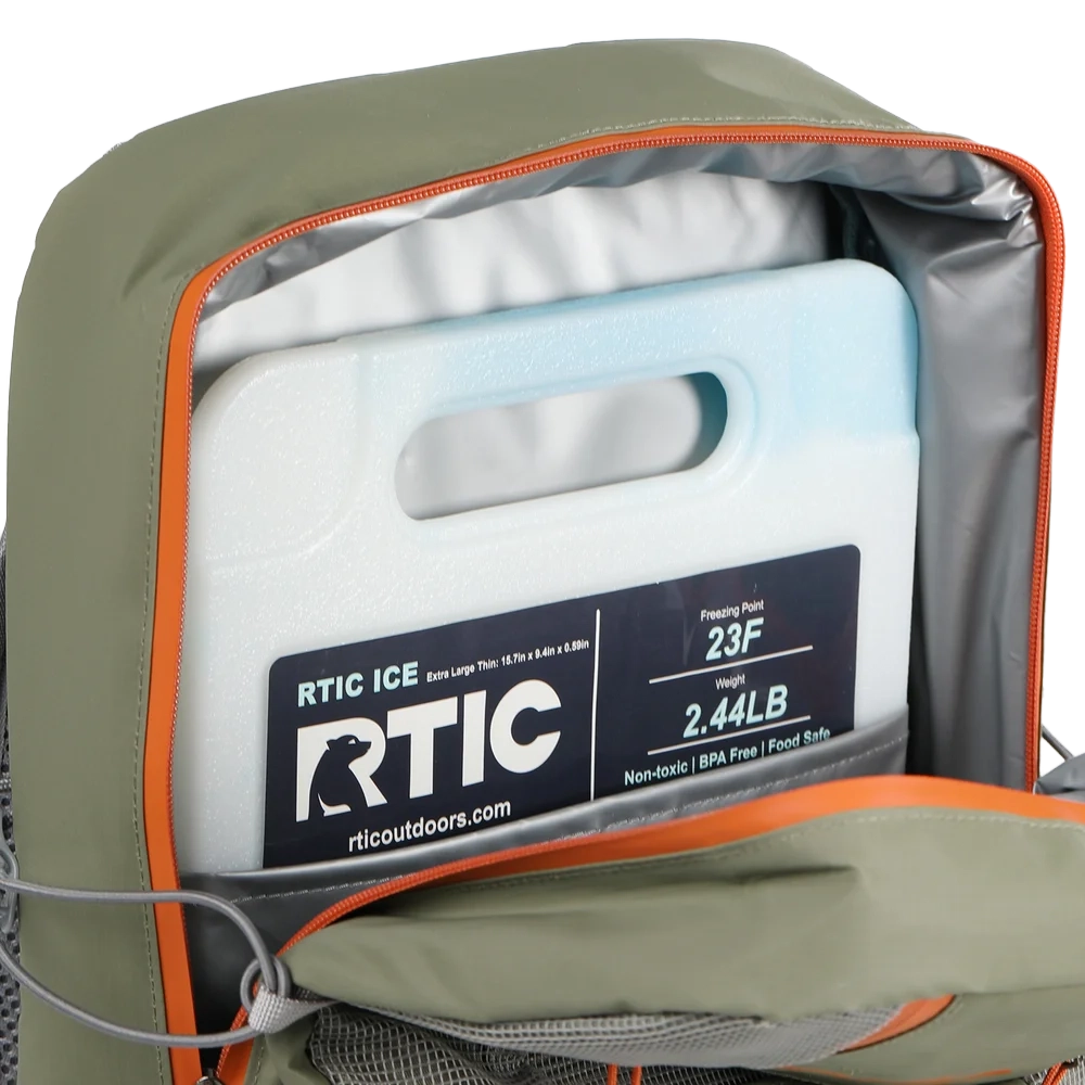 Rtic orange backpack clearance cooler