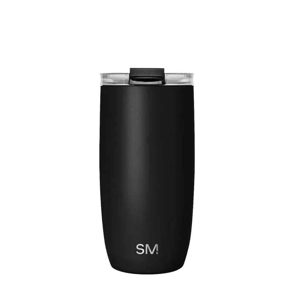 Simple Modern 16 oz Voyager Tumbler with Clear Flip Lid and Straw