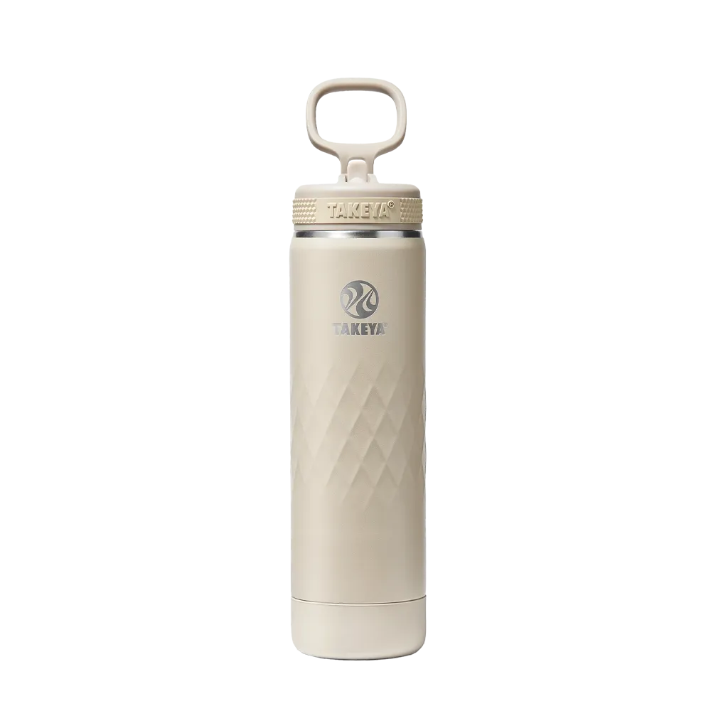 Takeya 22 oz Sport Water Bottle with Straw Lid