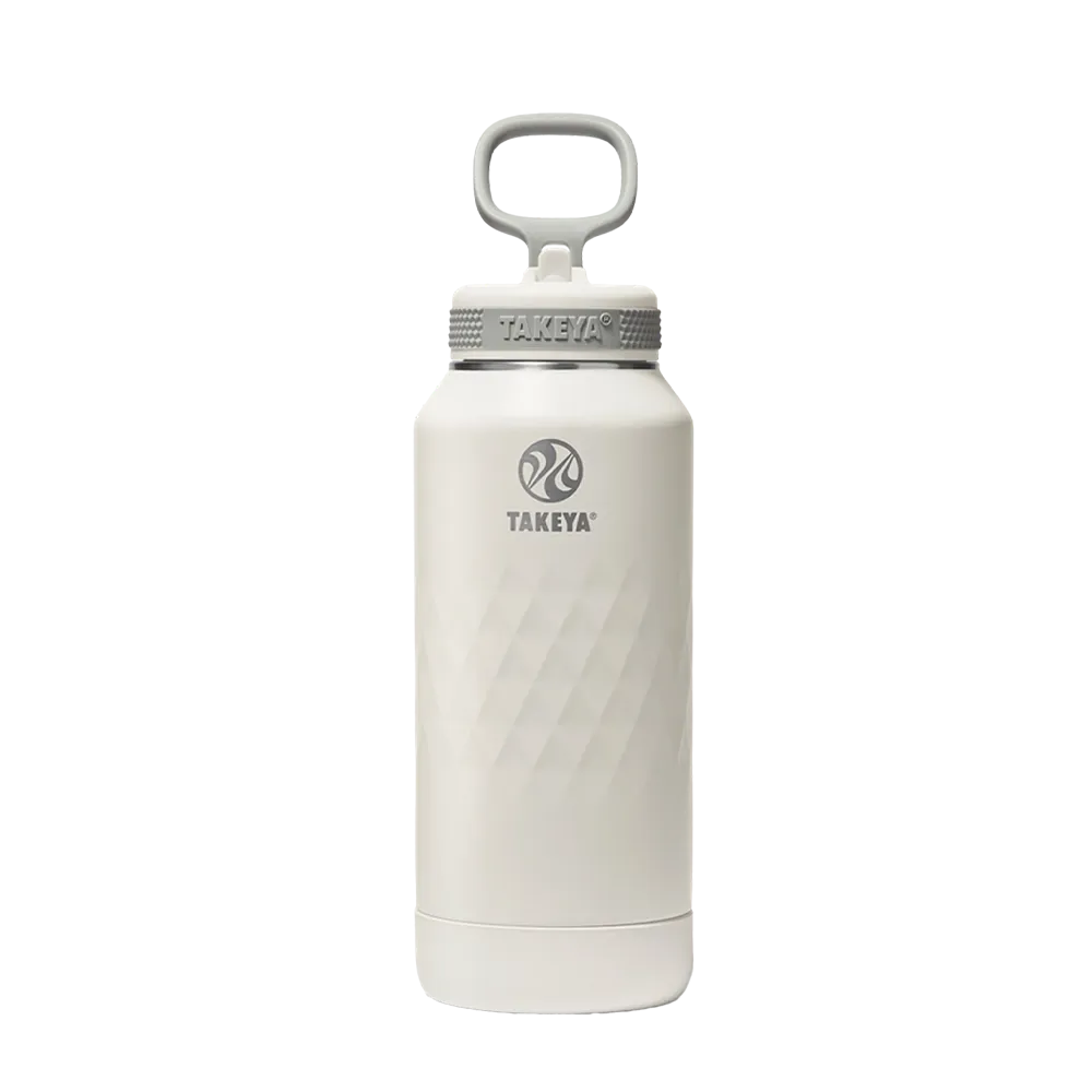 Takeya 32 oz Sport Water Bottle with Straw Lid