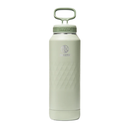 Takeya 40 oz Sport Water Bottle with Straw Lid