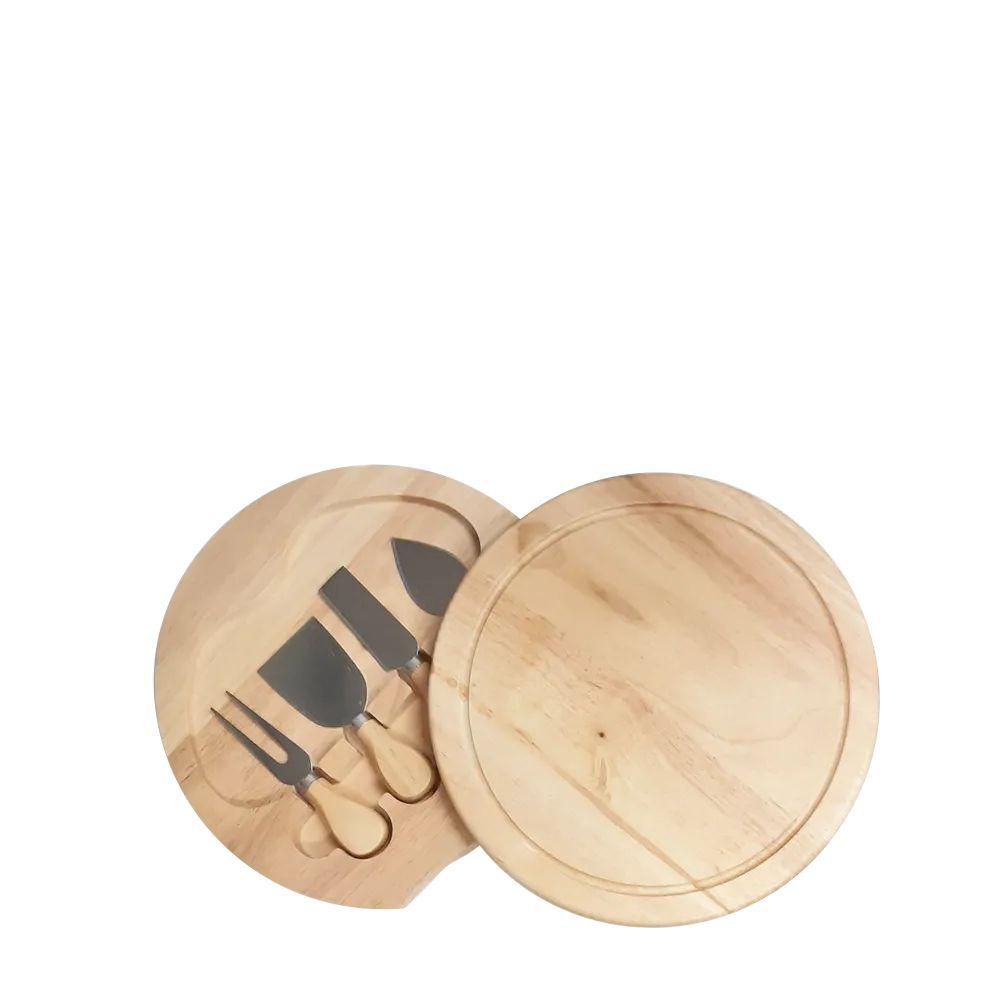 Truebrands Camembert Cheese Board and Tool Set Round