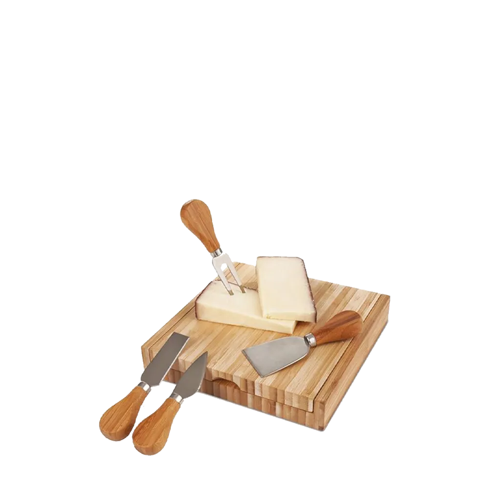 Truebrands Formaggio™: Bamboo Cheese Board &amp; Tool Set