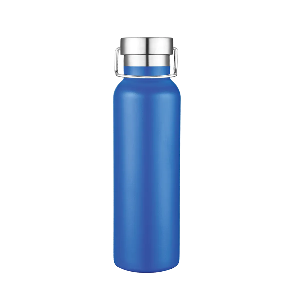 Thermos 18-Ounce Vacuum-Insulated Stainless Steel Hydration Bottle, Slate Blue