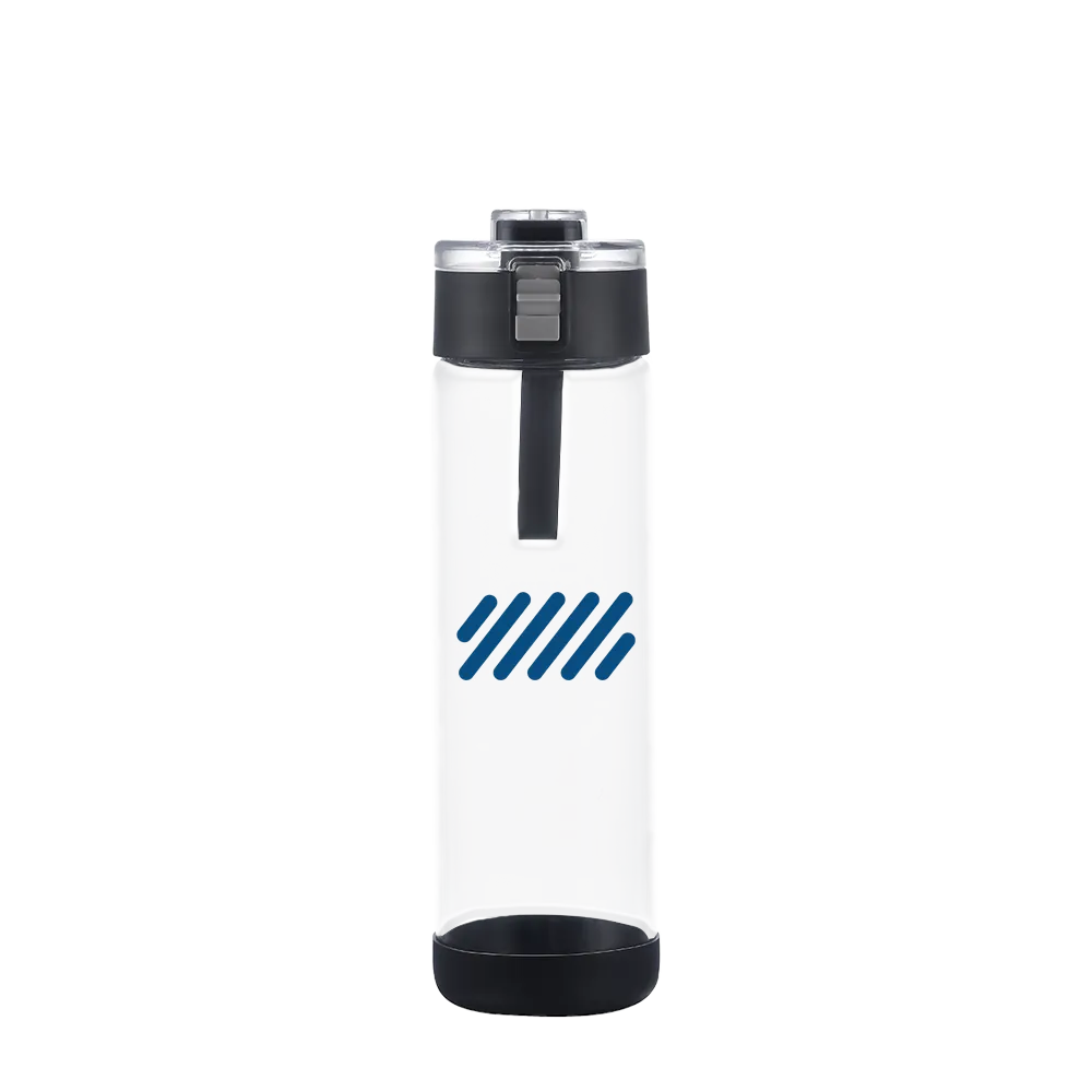 Slate 22 oz Glass Bottle with Spout Lid