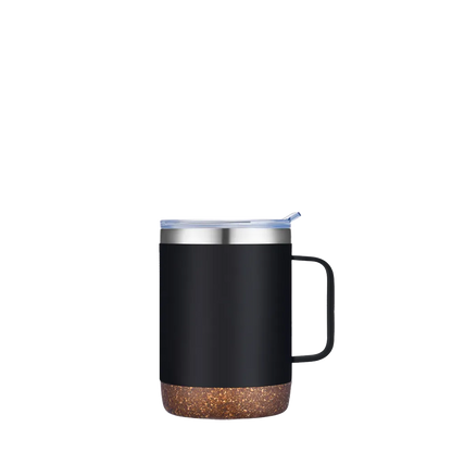 Slate 12 oz Vacuum Mug with Cork Bottom