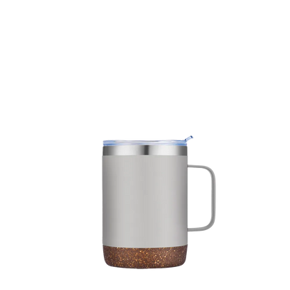 Slate 12 oz Vacuum Mug with Cork Bottom