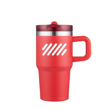 Slate 20 oz Handle Mug with Straw Lid