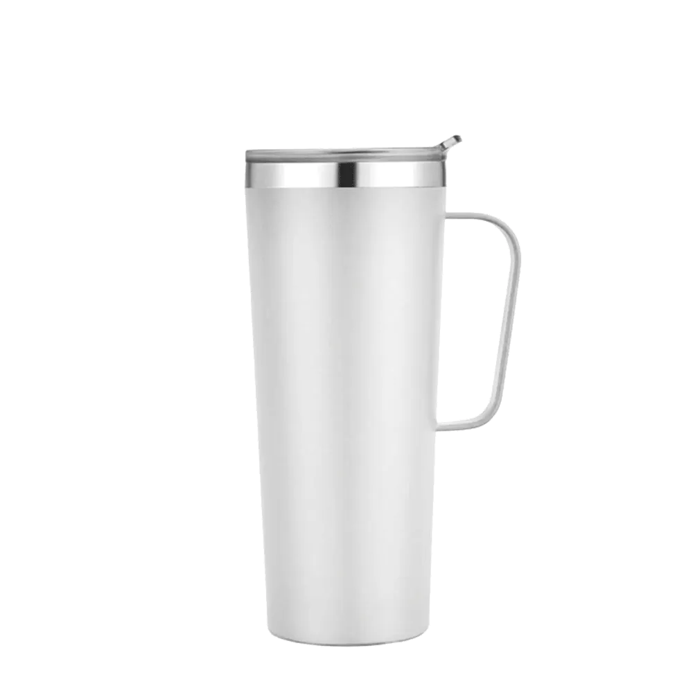 16 oz Stainless Steel Tall Thermal Tumbler - White - Orca