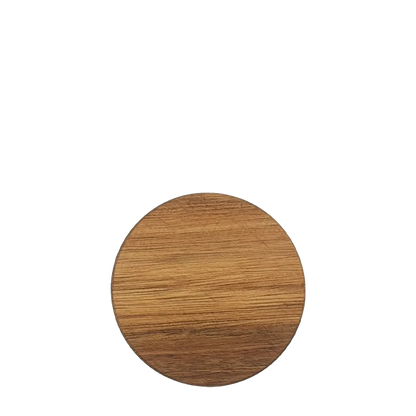 Acacia Wood Round Coaster Set