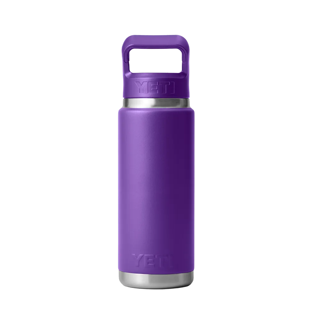 Yeti 26 oz Rambler Straw Bottle with Matching Lid
