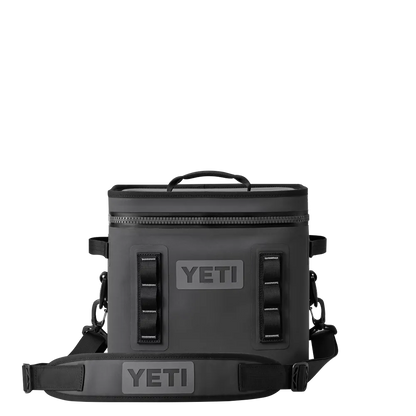 YETI Hopper 12 Can cooler with strap in charcoal 