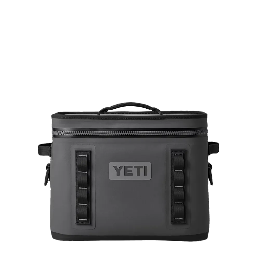 Yeti Hopper 18 Can Soft Cooler without strap in charcoal 