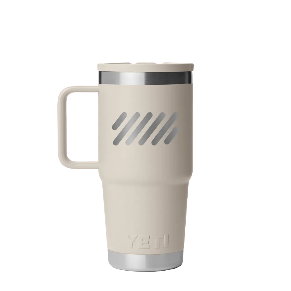 YETI 20 oz Travel Mug with Color Match Straw Lid