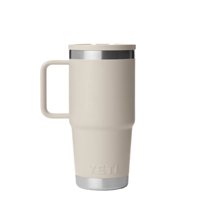 YETI 20 oz Travel Mug with Color Match Straw Lid