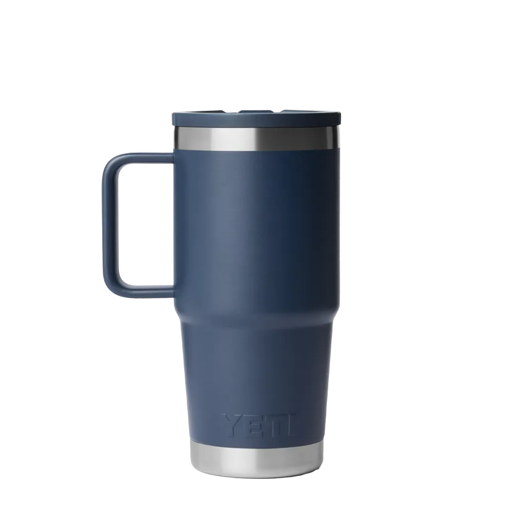 YETI 20 oz Travel Mug with Color Match Straw Lid