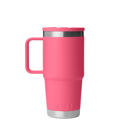 YETI 20 oz Travel Mug with Color Match Straw Lid