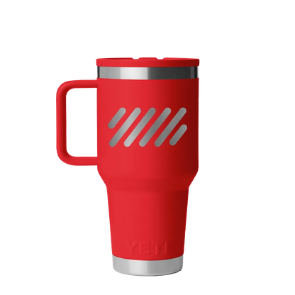 YETI 30 oz Rambler Travel Mug with Color Match Straw Lid