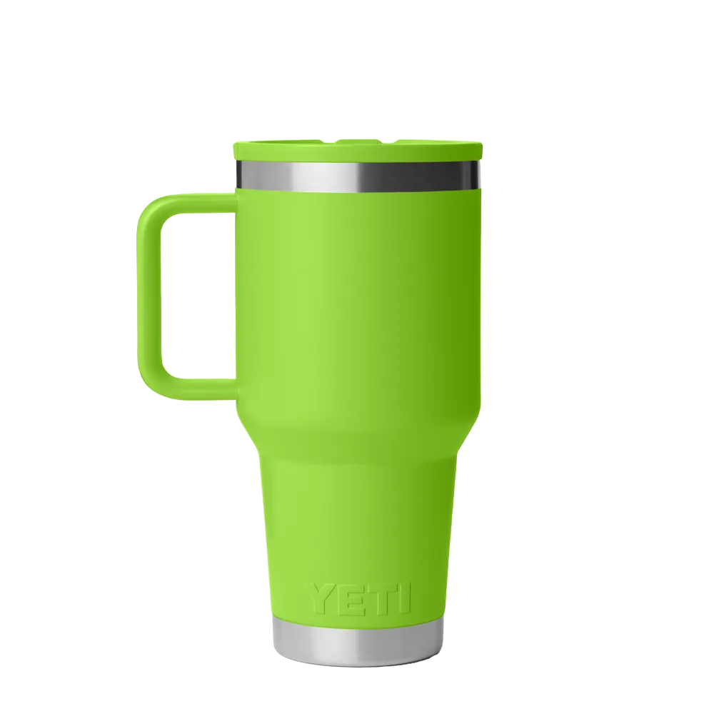 Yeti 30 oz Rambler Travel Mug with Color Match Straw Lid